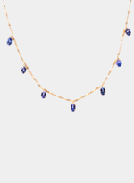 Colar Shiny Tanzanita Oval