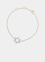 Pulseira Estrela Cravejada com Diamantes