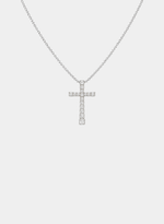 Pingente Cruz Cravejada com Diamantes
