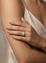 Anel Halo Duplo com Diamantes 0,36ct