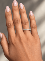 Meia Aliança Brilhantes 0,78ct