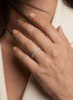 Meia Aliança Diamantes 1.09ct