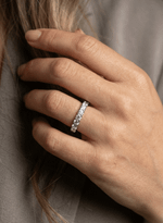 Meia Aliança Diamantes 1.23ct