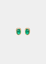 Stud Oval Esmeralda