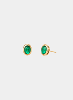 Stud Oval Esmeralda