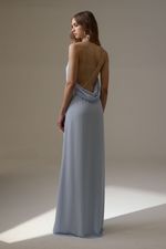 Vestido Strass Ice Blue