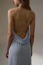 Vestido Strass Ice Blue
