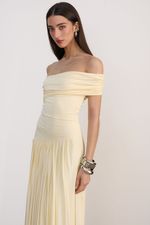 Vestido Drapê Butteryellow 