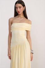 Vestido Drapê Butteryellow 