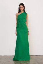 Vestido Zoe Verde Bandeira