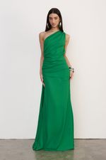 Vestido Zoe Verde Bandeira