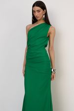 Vestido Zoe Verde Bandeira