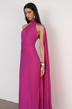 Vestido Faixa Longo Pink