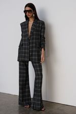 Calça Flare Xadrez