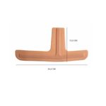 NullScar® T Invertido L – Fita de Silicone Pós-Cirurgia de Mama  | Post-Breast Surgery Silicone Tape - T  Inverted L