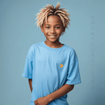 Camisa Malha Azul Eleva