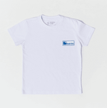 Camiseta Malha Branca Escola Nova