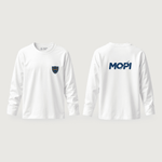 CAMISETA MANGA LONGA BRANCA BRASÃO