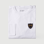 CAMISETA MANGA LONGA BRANCA BRASÃO