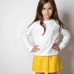 Short Saia Amarelo Eleva