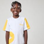 T-Shirt Pensi Branca/Amarelo INF/EFAI