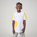 T-Shirt Pensi Branca/Amarelo INF/EFAI