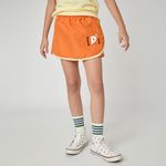 Pensi+ Shorts Saia Microfibra Laranja