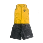 REGATA INFANTIL RETILINEA AMARELA MOPI