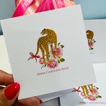 Kit Cartões Leopardo + Envelopes + Caixa