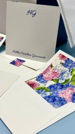 Kit Cartões Hellen + Envelopes com Forro + Adesivos + Caixa