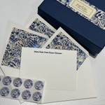 Kit Cartões Anne Azul  + Envelopes + Caixa