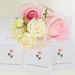 Kit Cartões Rose Card + Envelopes + Caixa