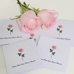 Kit Cartões Rose Card + Envelopes + Caixa