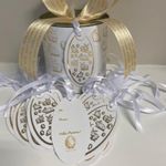 Tags de Páscoa - Coelho Dourado