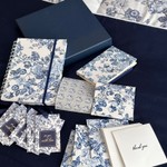 Kit Completo Papelaria Fiori Blue