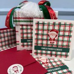 Kit Cartões de Natal Papai Noel Quadradinho