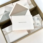 Kit Cartões Fendi + Envelopes + Adesivos + Caixa