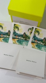 Kit Cartões Rio de Janeiro + Envelopes com forro + Caixa