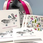 Kit Cartões de Páscoa Coelho Família Floral