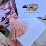 Kit Cartões Quadrados Fleur + Envelopes + Adesivos + Caixa