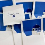 Kit Cartões Santorini + Envelopes com Forro + Caixa Personalizada