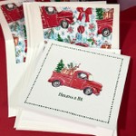 Kit Cartões de Natal Carrinho Vintage