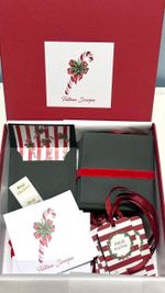 Kit Cartões Fátima Natal + Envelopes com Forro + Adesivos + Tags