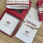 Caixinha visor com cartões de agradecimento - 20 caixinhas