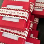 Caixinha visor com cartões de agradecimento - 20 caixinhas