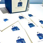 Kit Cartões Sandra bolsa + Envelopes + Adesivos + Caixa Personalizada