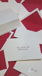 Kit Cartões Retangulares + Envelopes com Forro Liso + Adesivos + Caixa