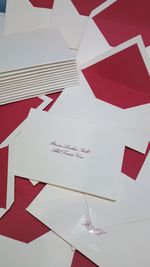 Kit Cartões Retangulares + Envelopes com Forro Liso + Adesivos + Caixa