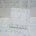 Kit Cartões Maria Luiza + Envelopes com Forro + Adesivos + Caixa Personalizada
