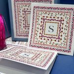Kit Cartões Bordas florais + Envelopes + Caixa